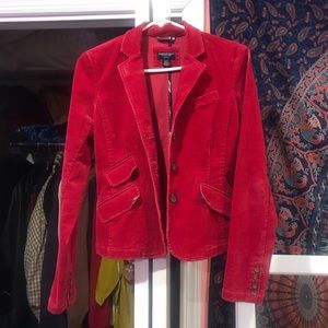 Burnt Red Corduroy rivet jacket size S